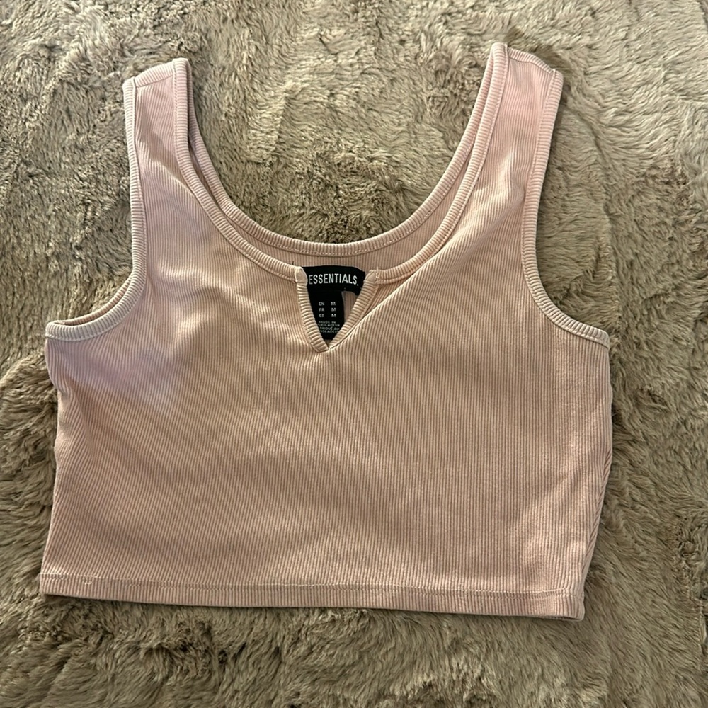 Pink summer crop top
